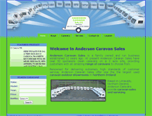 Tablet Screenshot of andersoncaravansales.com